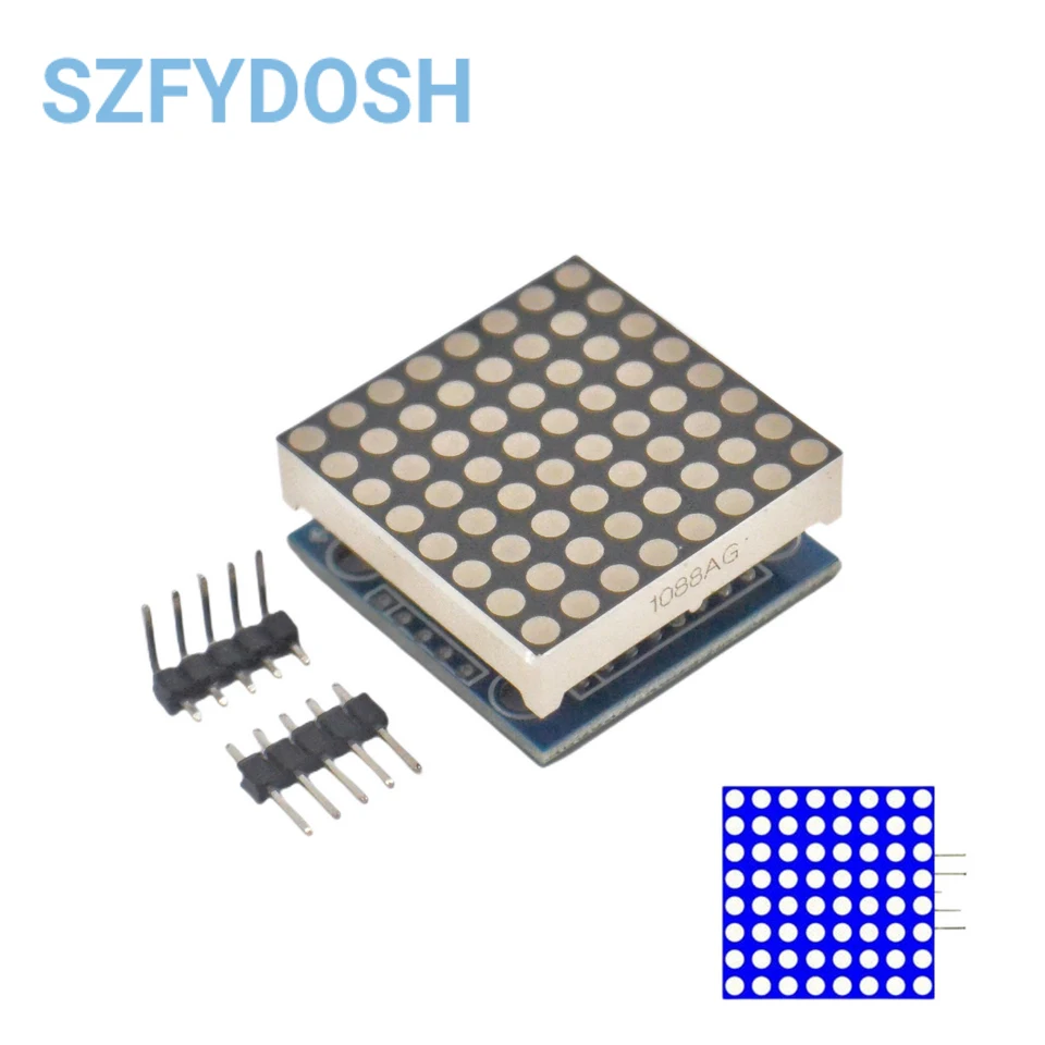 MAX7219 Dot Matrix Module Microcontroller Module Display Module Finished For Arduino