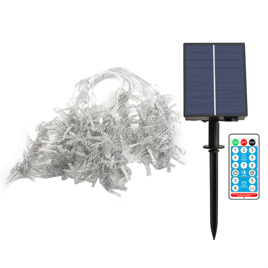 6m 10m 15m 18m Solar Weihnachten Eiszapfen Lichter Outdoor Solar Vorhang Lichterkette mit Remote Solar hängen Wasserfall Lichterkette