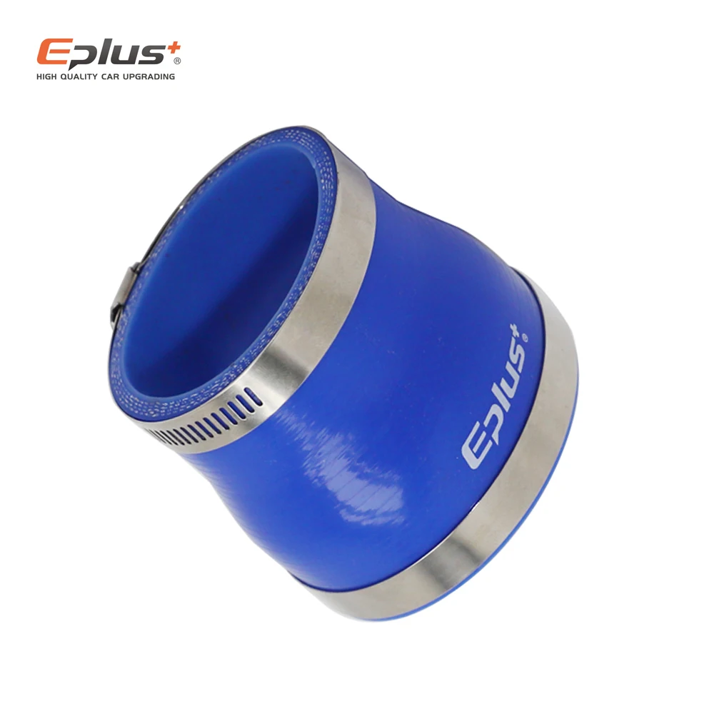EPLUS Universal-Silikonschlauch, gerade, großer bis kleiner Anschluss, Auto-Ladeluftkühler, Turbo-Ansaugrohr-Kupplung, Blau, verschiedene Größen