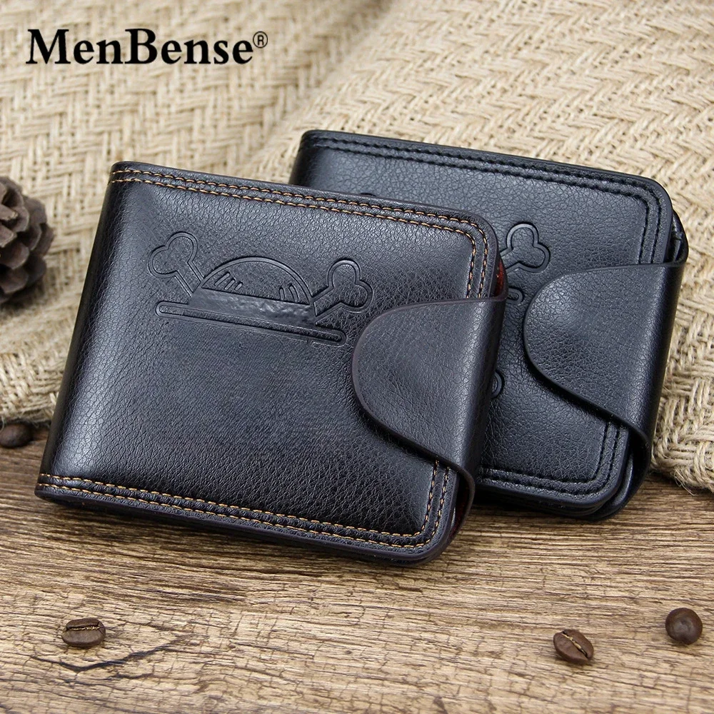 Neue Herren Brieftasche Multi-Card Space trend ige Mode lässig große Kapazität Pu Leder Cartoon kurze Geld klammer Münz geldbörse Karten tasche
