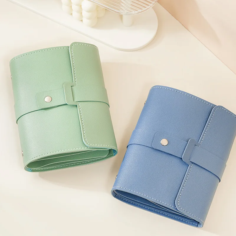 1 PC PU หนังต่างหูสตั๊ดกระเป๋า,Creative ขนาดใหญ่ความจุ Multi-Layer กระเป๋าเก็บหนังสือ,เครื่องประดับแบบพกพา