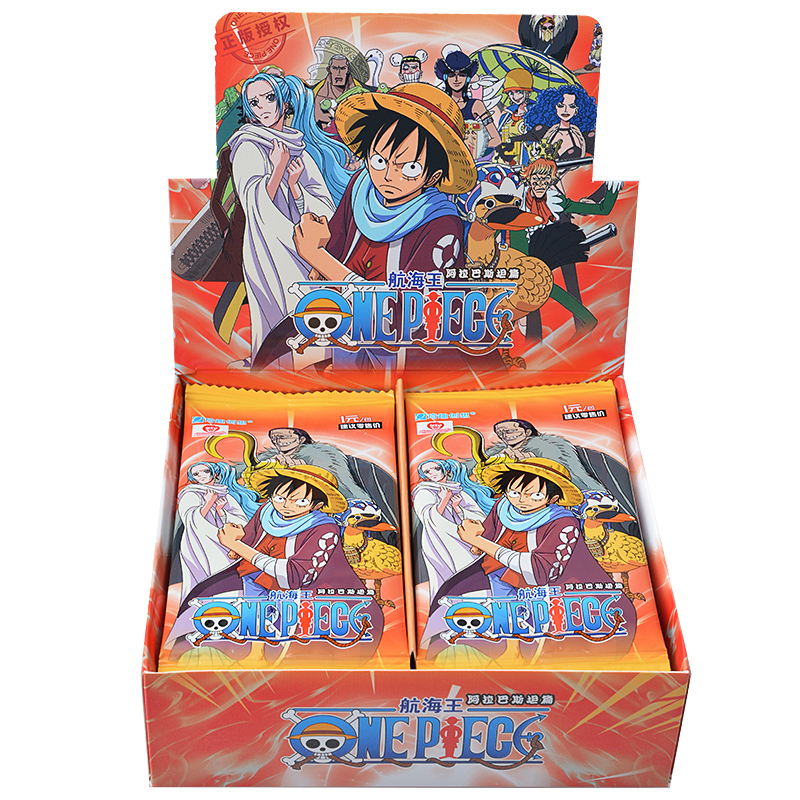 本物のアニメワンピースコレクションカードトレーディングゲームルフィサンジナミ TCG ブースターボックスゲームカード