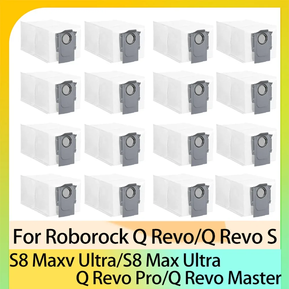 Bolsa de polvo para Roborock QRevo/ S8 Maxv Ultra/Q Revo Maxv/Q Revo S/Q Revo Pro/QRevo Curv/Q Revo Master accesorios bolsas de 2,7 L