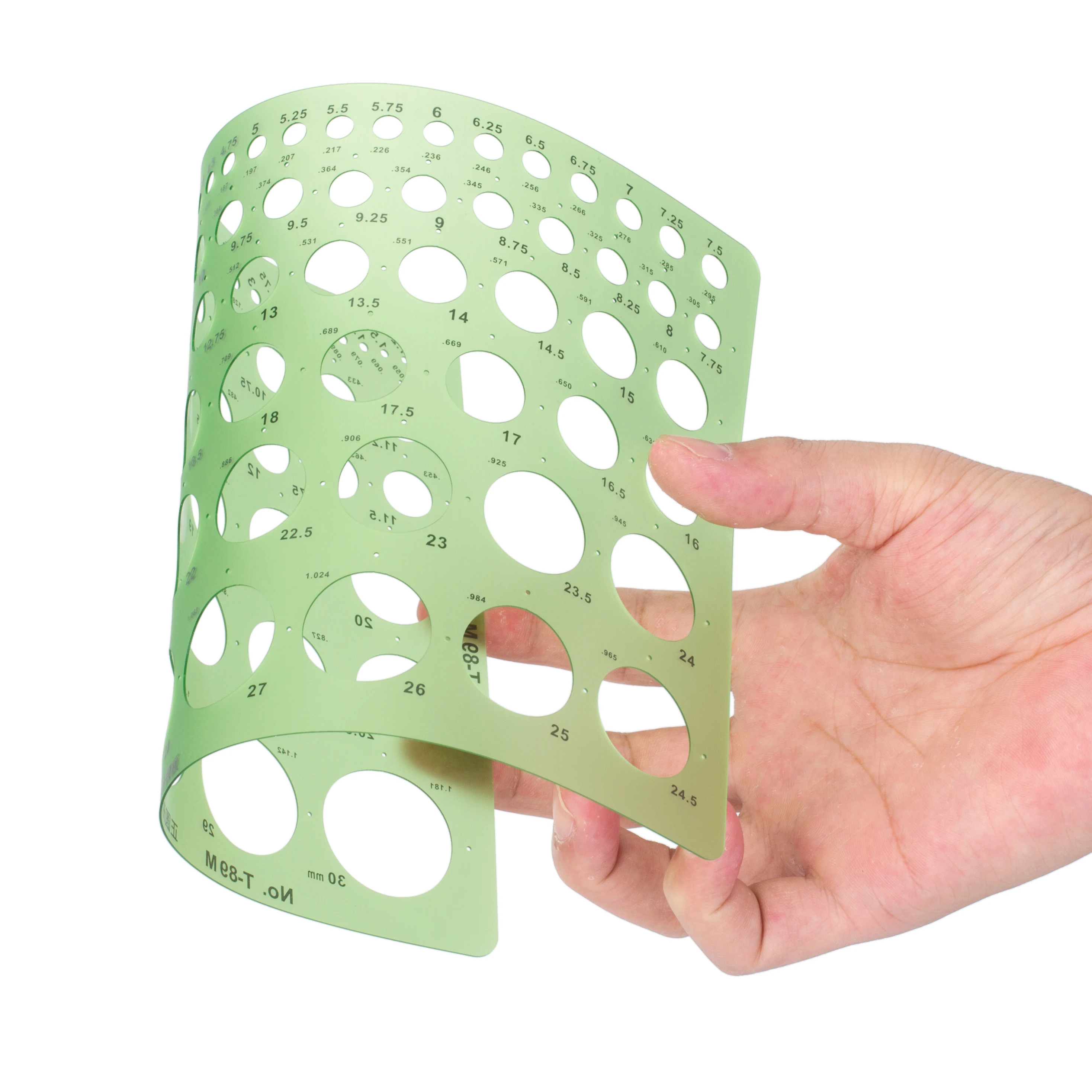 Modello di progettazione di gioielli Kit di righelli per disegno di pietre preziose con diamanti Righelli per formulazioni Strumenti di design professionale Forniture T-777-1 T-777-2
