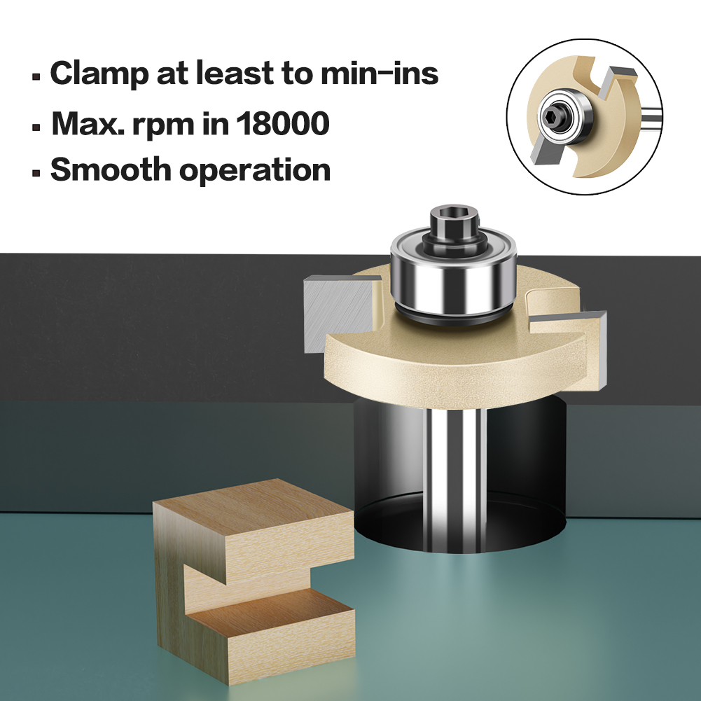 Фреза Т-образной формы с хвостовиком дюйма, 6 мм