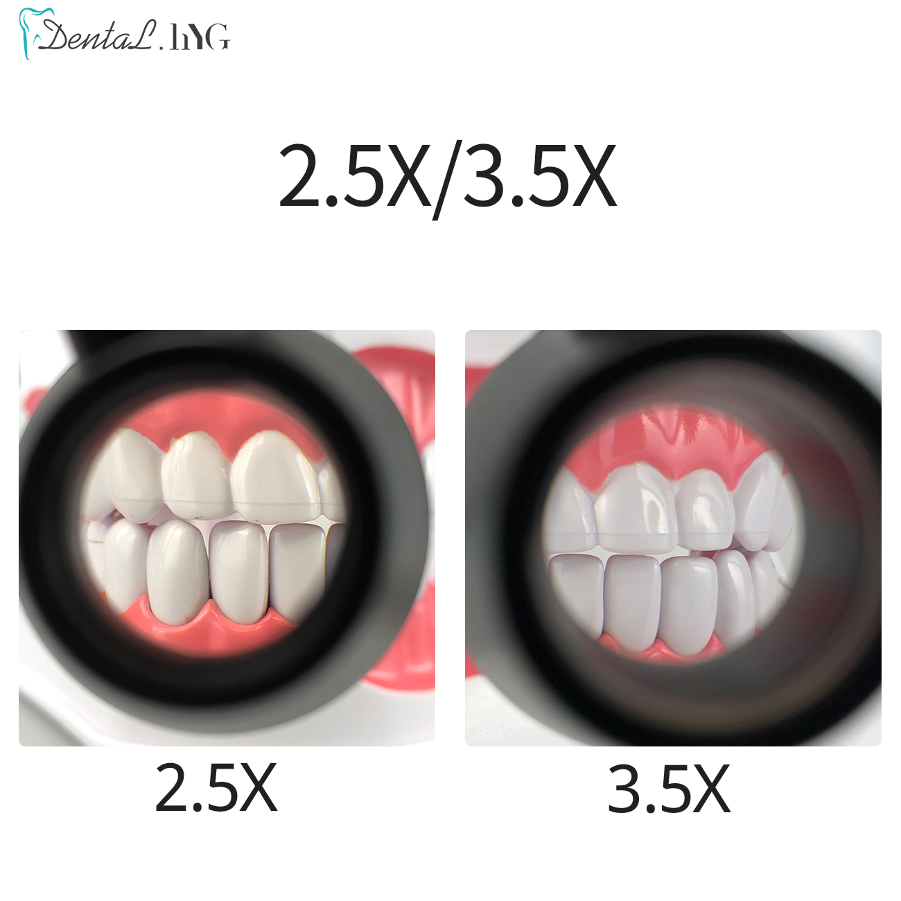 Lupas dentales 2,5X 3,5X faro quirúrgico 5W faro ORL inalámbrico lupa Dental lupa de odontología lámpara quirúrgica ﻿