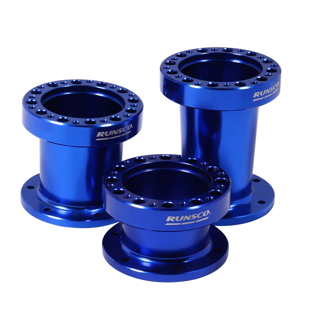 Lenkradnaben-Abstandshalter-Set, 51 mm, 76 mm, 101 mm, Lenkradnabe, Boss-Kit, Adapter-Abstandshalter, Schwarz/Gold