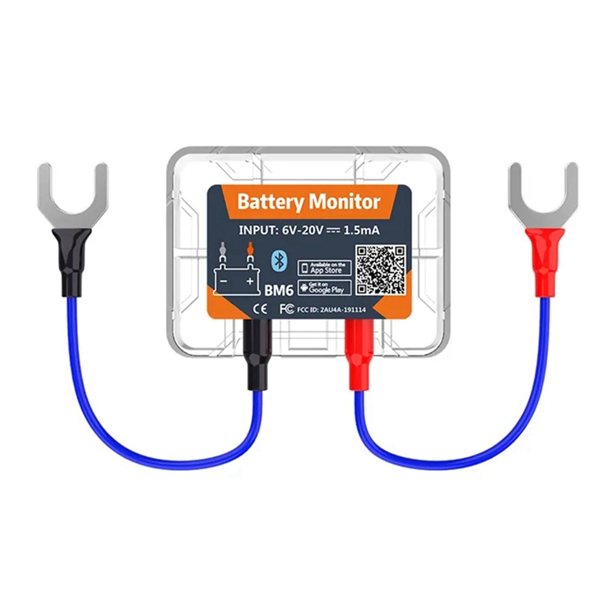 Monitor de batería inalámbrico Bluetooth de 12V BM6 con batería de coche, control de salud, aplicación de monitoreo, probador de batería