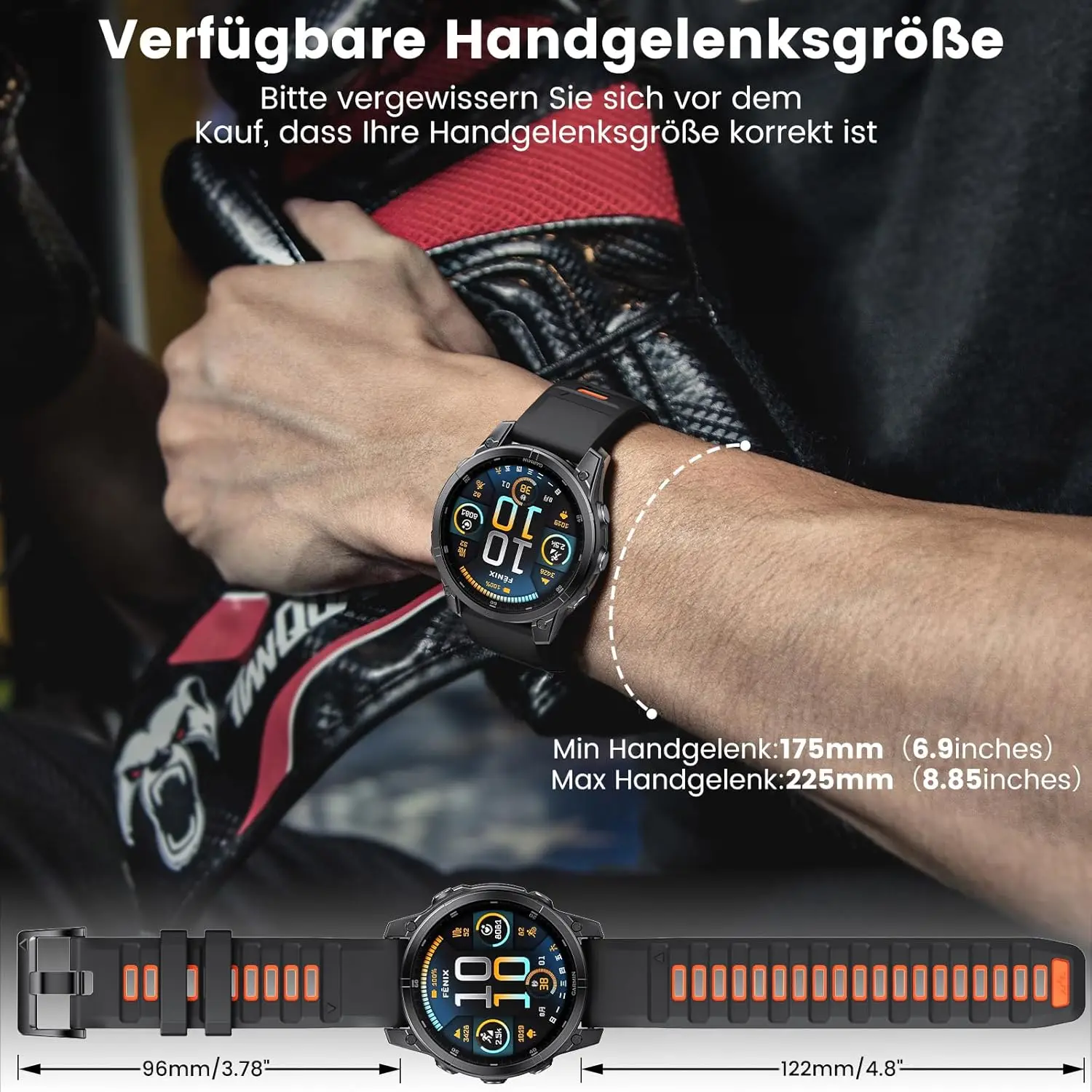 QuickFit 26mm 22mm Sport Siliconen Horlogeband Voor Garmin Fenix 8 E 47mm 51mm 7X7 Pro 6 6X/Epix Gen 2/Enduro 3 Band Armband