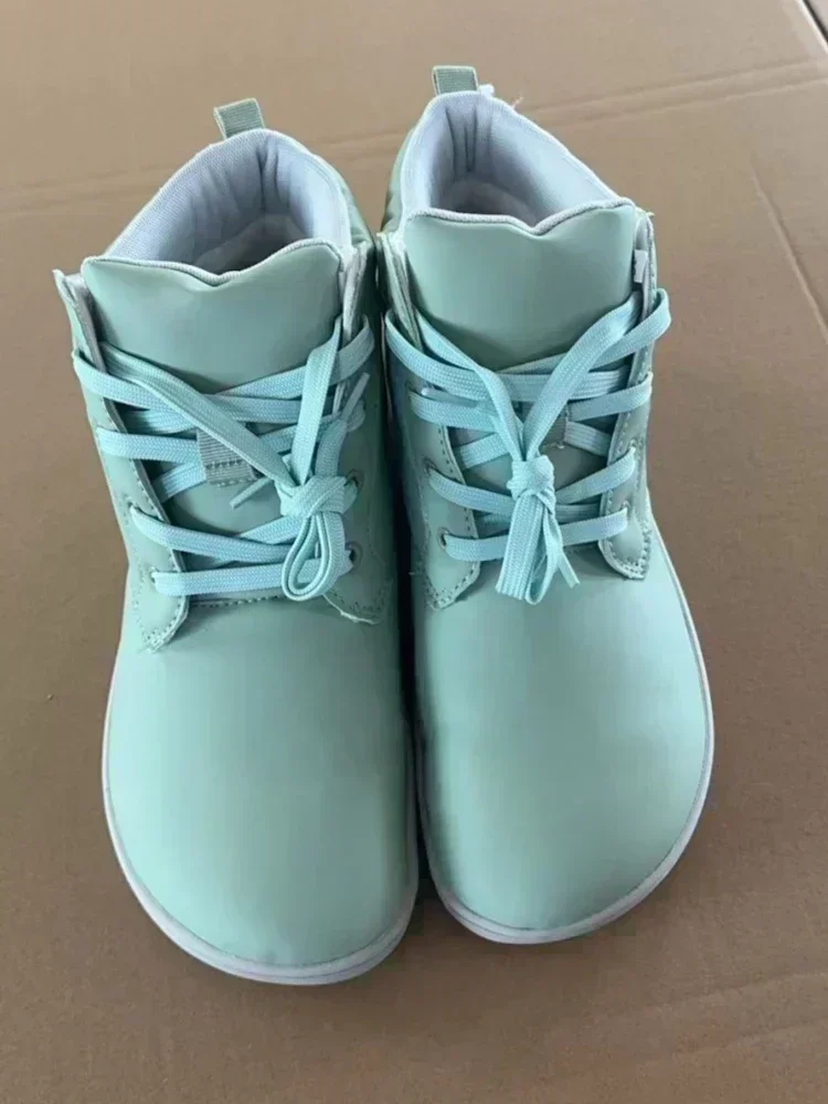 Zzfaber adulto botas descalças inverno tornozelo sapatos quentes para mulheres homens ao ar livre botas de neve minimalistas botas de inverno confortáveis
