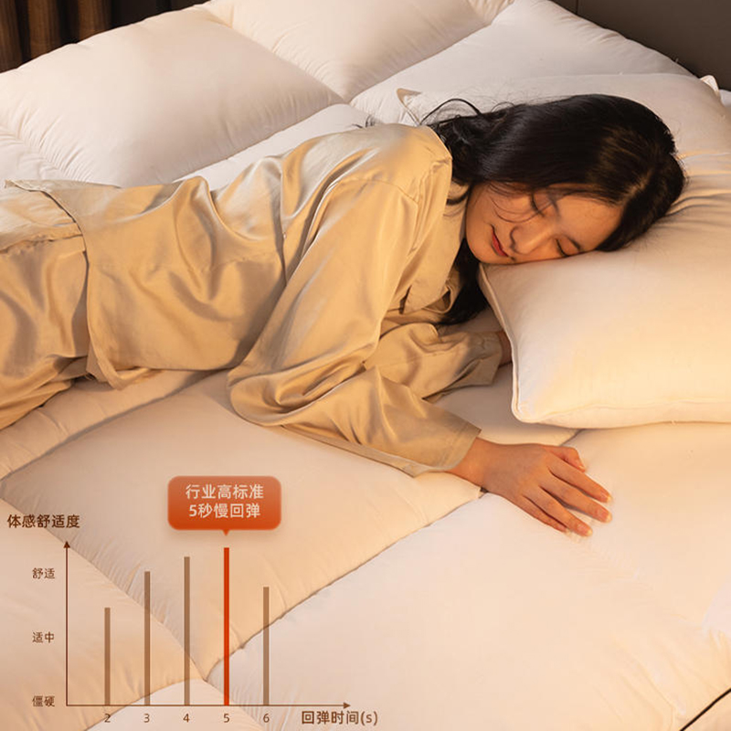 Colchão especial de hotel, almofada doméstica espessada, cama de solteiro, colchão duplo, aluguel de quarto, colchão especial, almofada macia
