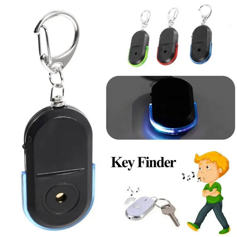 Di Động Xe Công Cụ Tìm Chìa Khóa Chống Mất Công Cụ Tìm Thông Minh Tìm Định Vị Keychain Còi Tiếng bíp Điều Khiển Âm Thanh LED Torch