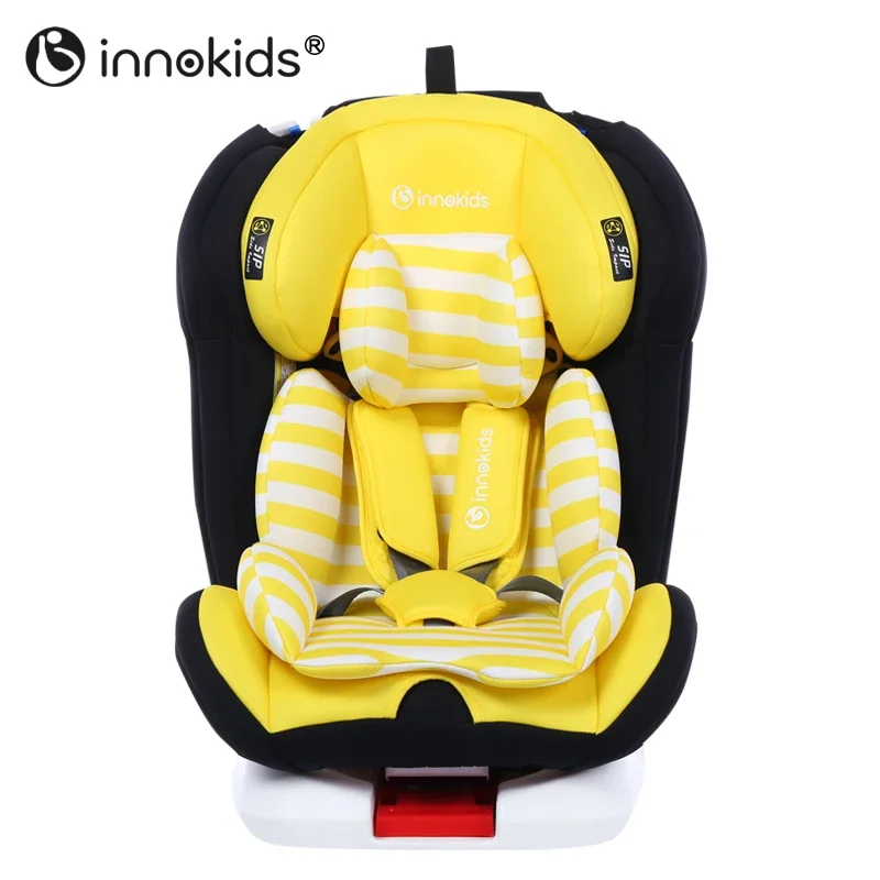 Innokids เด็กความปลอดภัยที่นั่ง 360 องศาหมุนรถ 0-12 ปีนั่งและวาง Isofix Latch interfa ทารกรถที่นั่ง