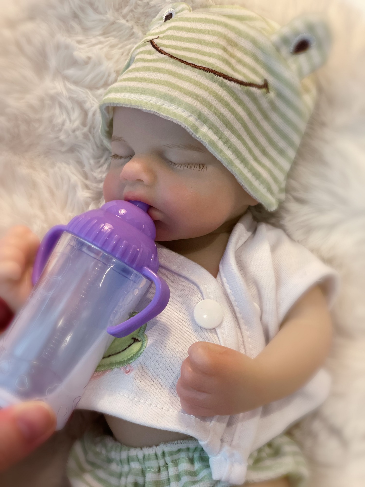 33cm pode abrir boca pintada silicone sólido loulou bebe reborn menina e menino lavável bonecas do bebê recém-nascido para o presente do miúdo