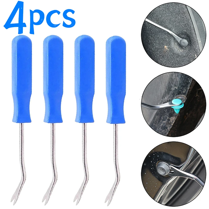 Hebilla de desmontaje de coche, destornillador, Clip embellecedor, Panel, sujeción de tapicería, herramienta de palanca abierta, alicate de Clip, herramienta de extracción rápida
