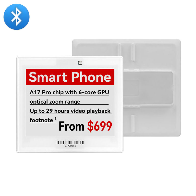 Étiquette d'étagère électronique, Version Bluetooth, étanche, pour supermarché, encre électronique, écran d'affichage, système de papier électronique