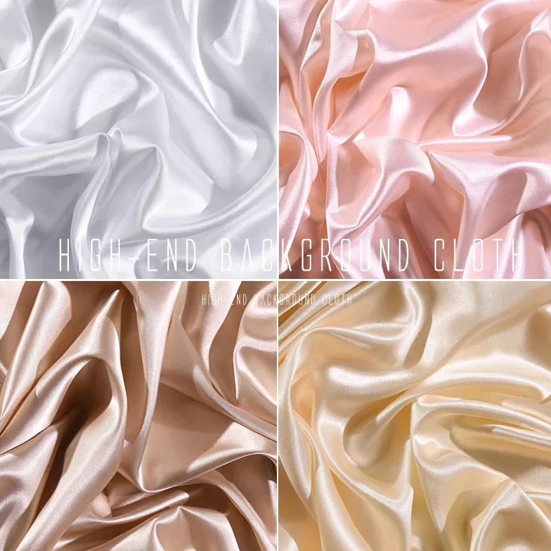 Sơ Mi Lụa Ánh Kim Vải Phông Nền Vải Satin Bóng Nền Cho Chụp Ảnh Phòng Thu Phong Cách Sang Trọng Cho Trang Sức Vòng Cổ Chụp Hình