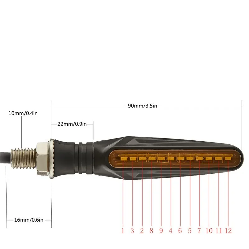 ไฟเลี้ยว LED รถจักรยานยนต์1ชิ้น, E11สัญญาณไฟกะพริบชิป335SMD สัญญาณไฟเลี้ยวตัวกะพริบรีเลย์ตัวกะพริบ