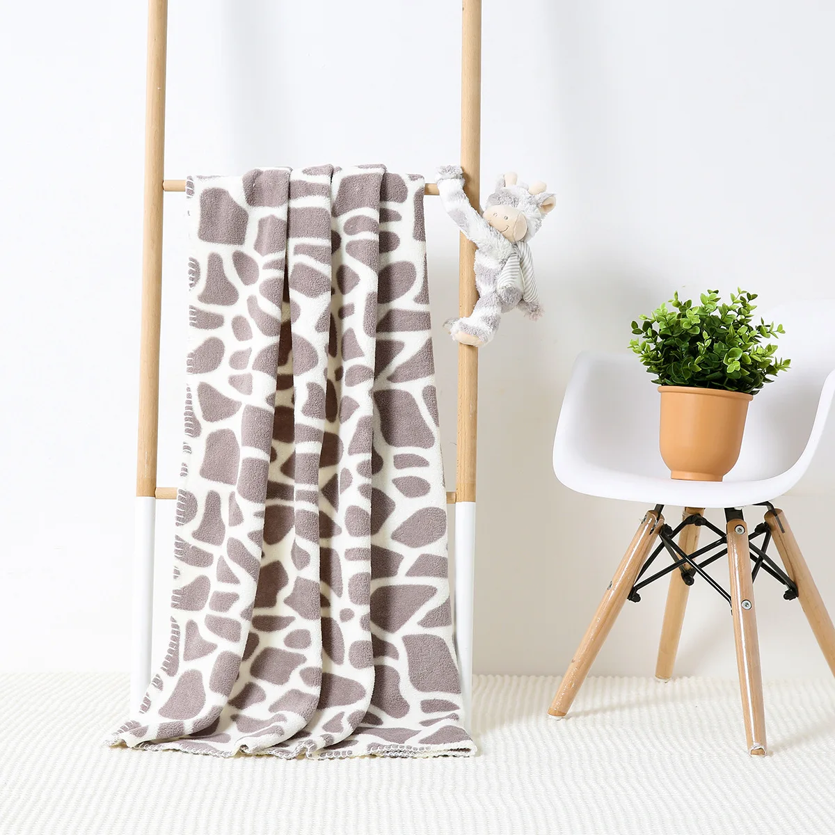 2 Mảnh Sang Trọng 30X30 Bé An Ninh Ngủ Chăn 6 Phong Cách Thú Nhồi Bông Bộ Hồng Thỏ Bé Sơ Sinh Tặng