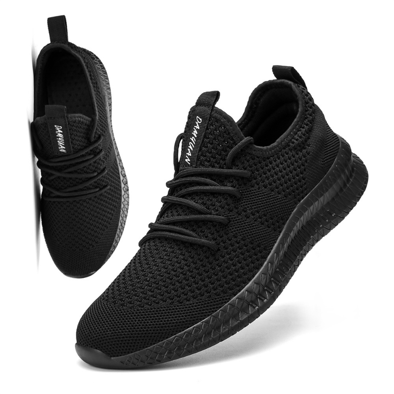 Fujieak chaussures de course ultralégères pour hommes décontracté respirant maille baskets anti-dérapant mode couleur unie chaussures pour hommes grande taille 46
