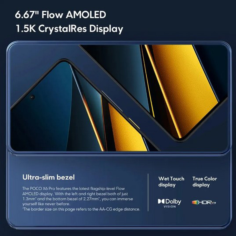 POCO X6 Pro 5G Global Version Smartphone Dimensity 8300-Ultra 6.67"Flow AMOLED DotDisplay 64MP NFC