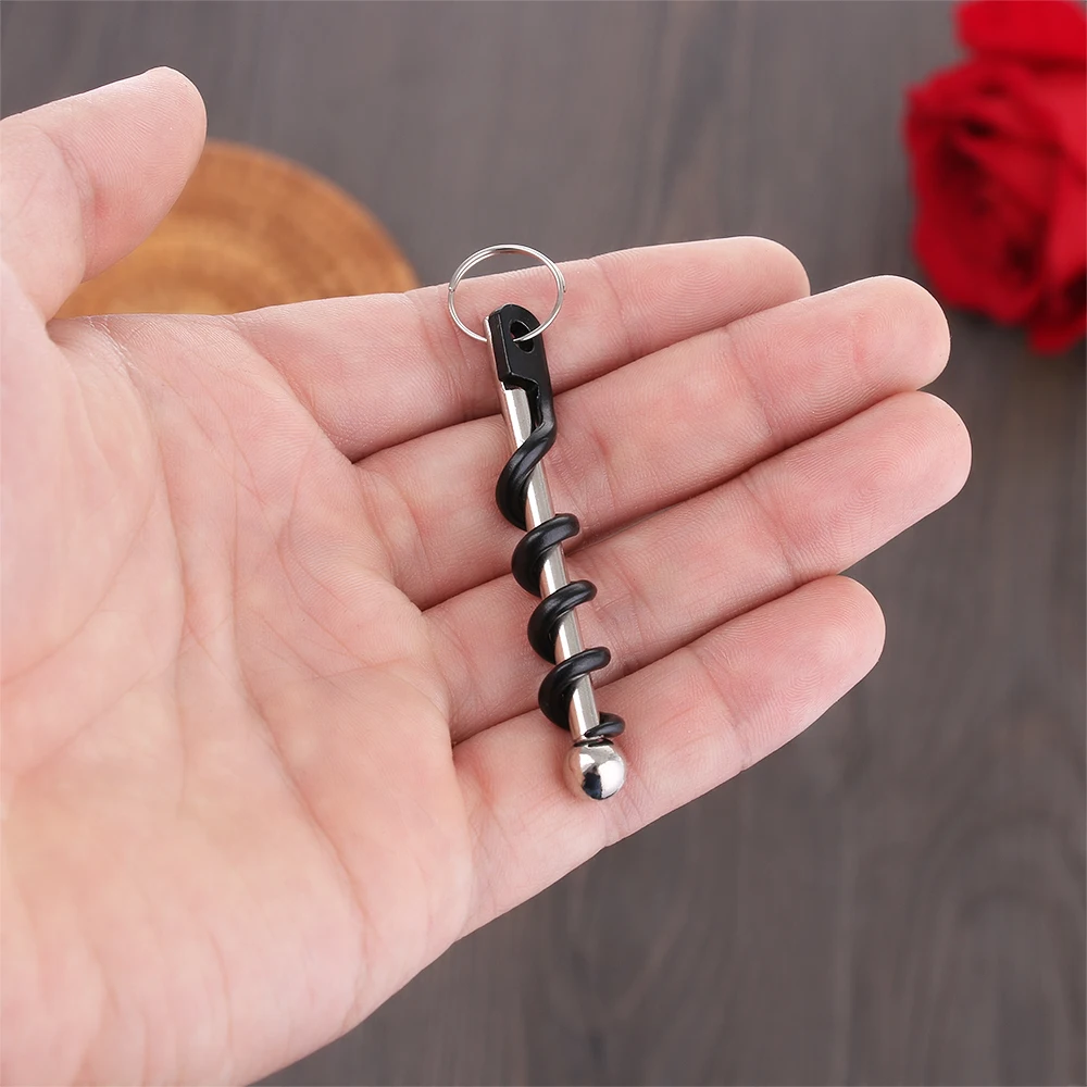 1 Chiếc Dụng Cụ Mở Nắp Hộp Ngoài Trời Mini EDC Nút Chai Vít Đỏ Dụng Cụ Mở Nút Chai Rượu Vang Móc Khóa Công Cụ Đa Chức Năng Trang Bị Cắm Trại dụng Cụ