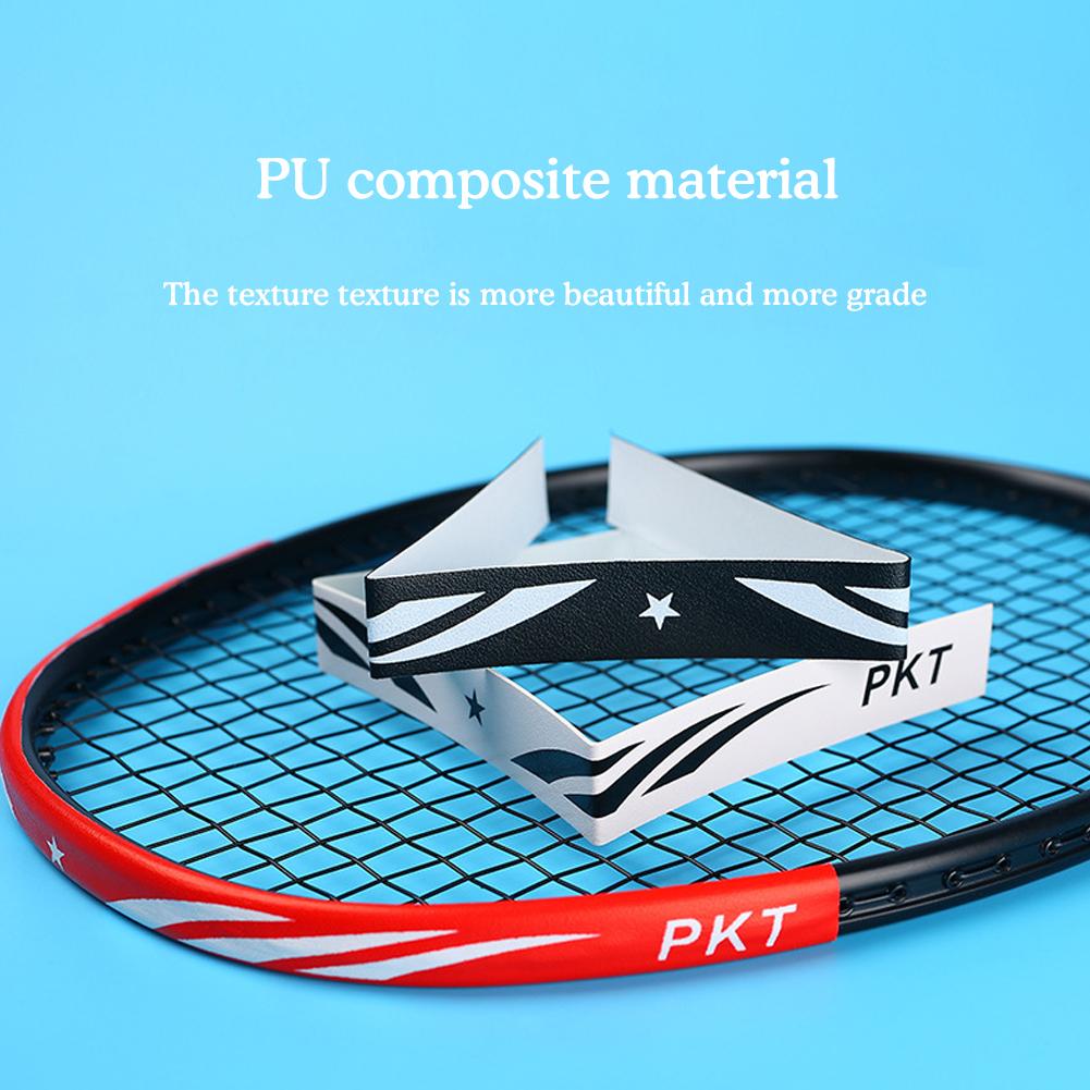 1/5pcs Tennis Badminton Racket Head Edge Protective Sticker Wear Resistant Self Adhesive Bat Frame Line Protector Tapes