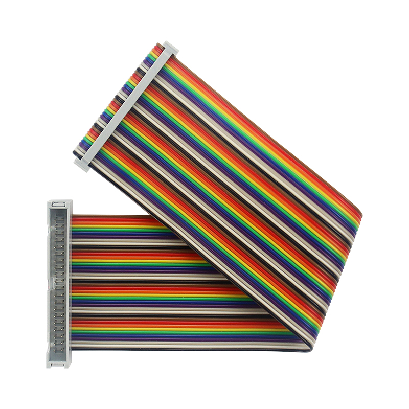 40ピン GPIO アダプタケーブル 20/30/40CM オス - メス GPIO ケーブル 2x20 ピンメス - メスレインボーケーブル Raspberry Pi 4 3B 3B+用