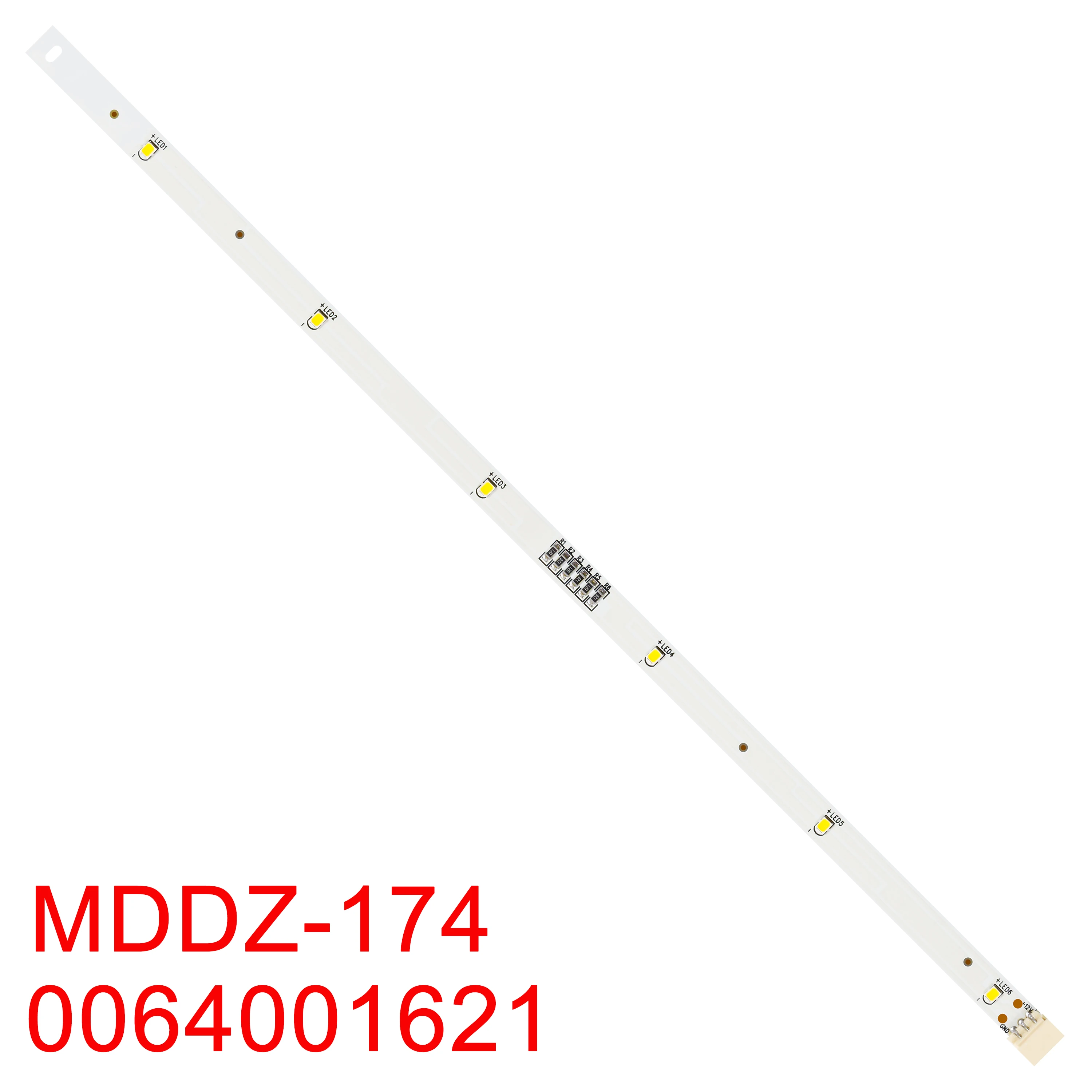 Barra de faixa de luz LED para Haier HB14FMAA 34003639   - HB14FMAA BCD-402WLDCJ/WDCU 0064001621   MDDZ-174 A03 V14069 ROHS