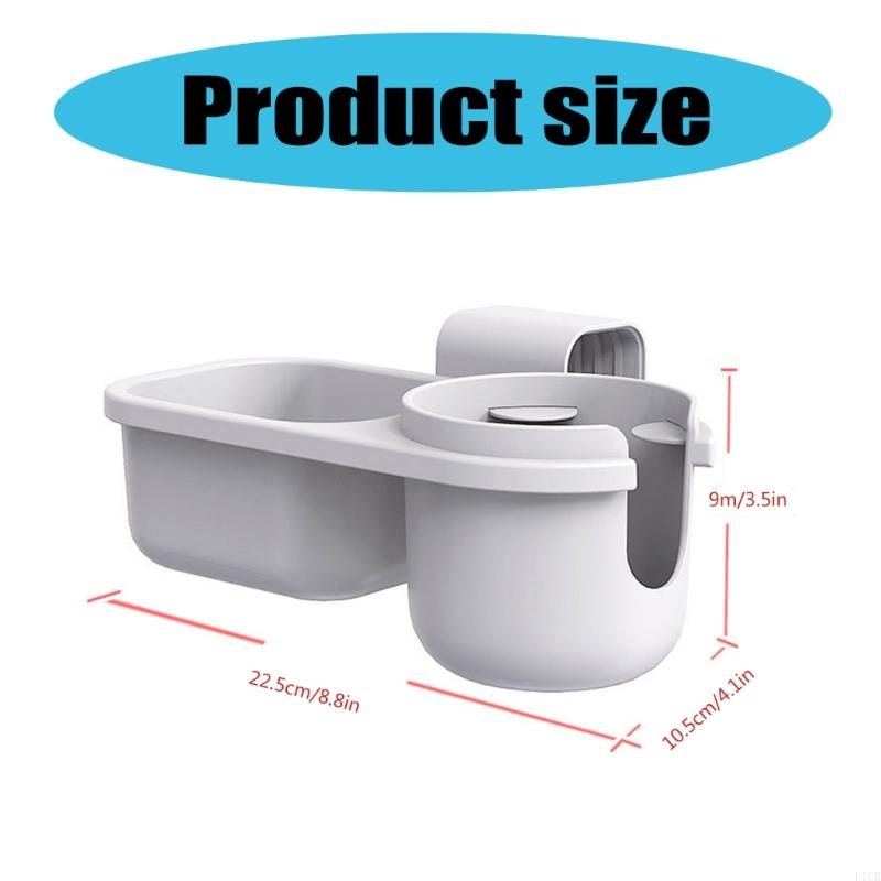 F1CB Multiple Use Baby Cup Holder Compact Designs ABS Cup Holder Pram Cup Brackets for Car Seats Strollers & Wheelchairs