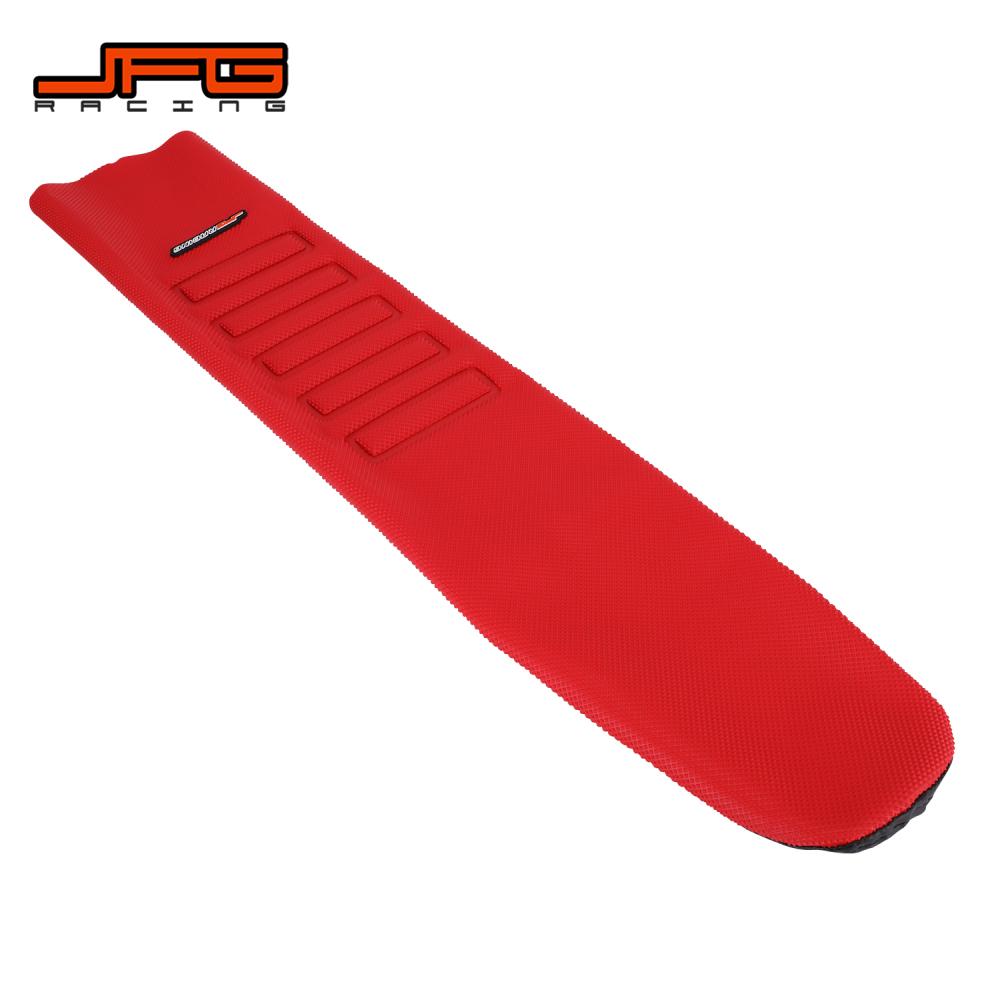 Accesorios para motocicleta, funda de asiento Universal de PVC, diseño antideslizante, resistente al agua para KTM, Honda, Suzuki, Kawasaki, motocicleta todoterreno