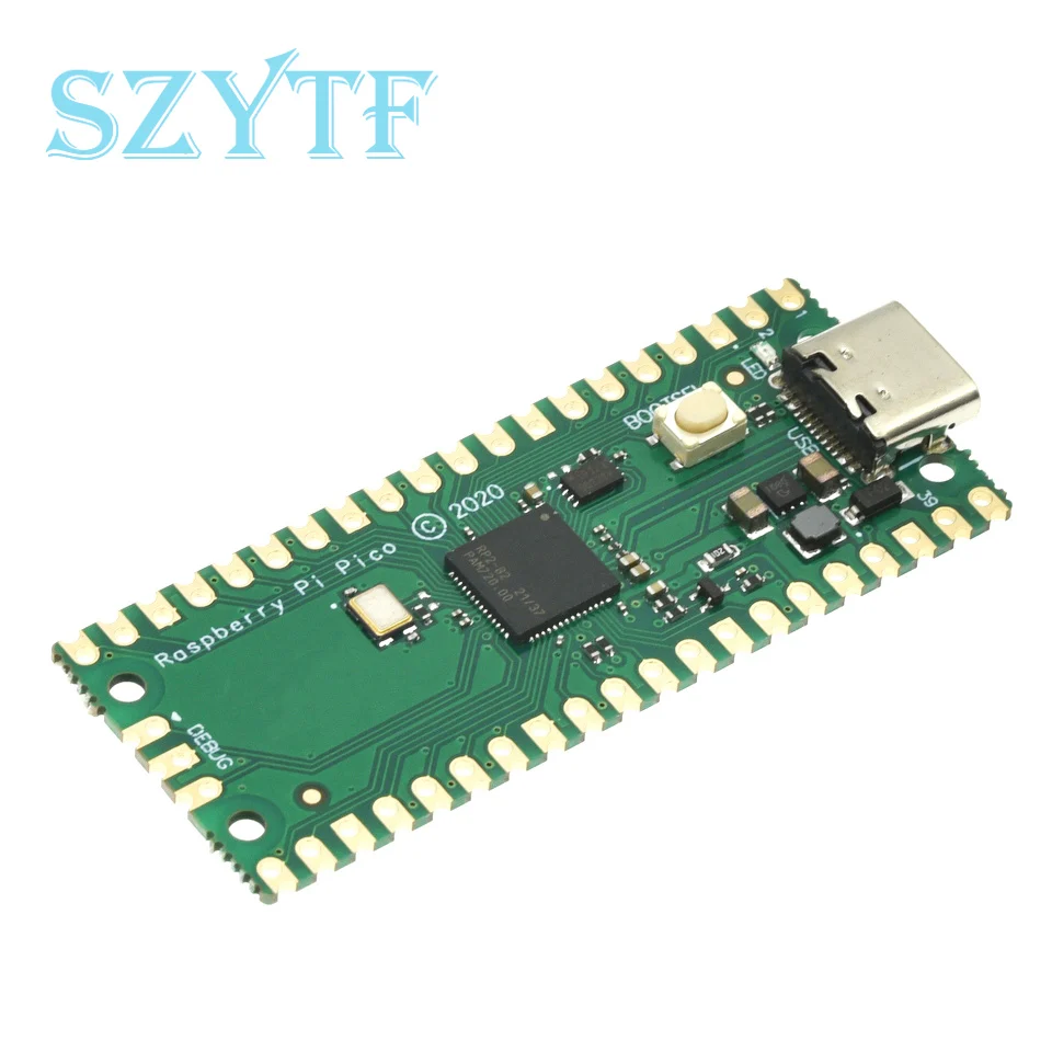 Pico Development Board para Raspberry Pi, Dual-Core, suporta Mciro, TYPE-C Python, microcontrolador