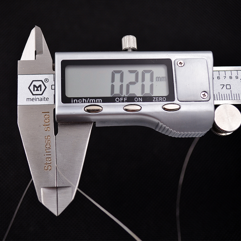 304 สแตนเลสสตีลลวด Hard/ลวดอ่อน 0.1 มม.-3 มม.ความยาว 1 M/5 M/10 M SINGLE Strand มาพร้อมกับนุ่มลวดเหล็กกรอบลวดเหล็ก