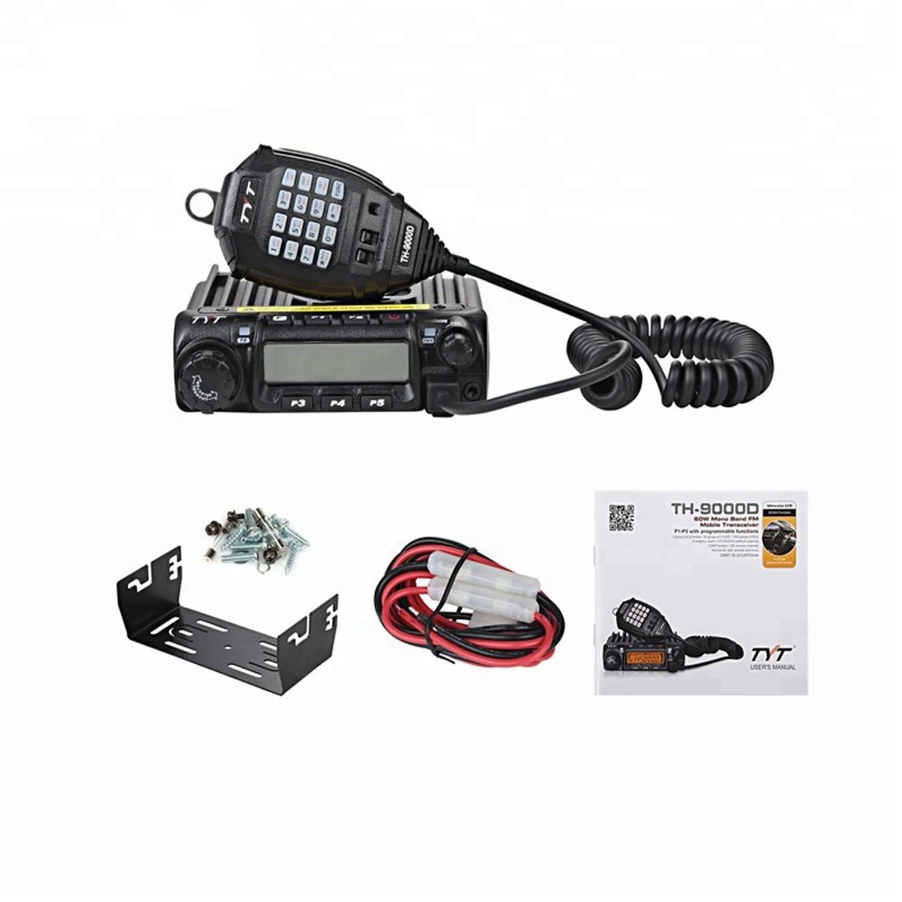 Tyt TH-9000D plus 45w 60w Hochleistungs-Autoradio-Einzel-/Monoband 136-174 oder 220-260 oder 400-490MHz Langstrecken-Transceiver