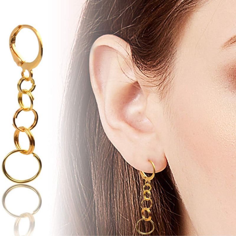 50 個の低刺激性イヤリングフック真鍮レバーバックイヤリングラウンドフック耳ワイヤー、オープンループ付きイヤリングデザインジュエリー作成用