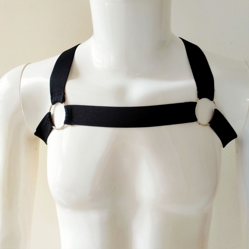 Elástico ombro corpo cinta cosplay traje halter cinto músculos protetor presentes protetor punk cinto clubwear traje para homem gif