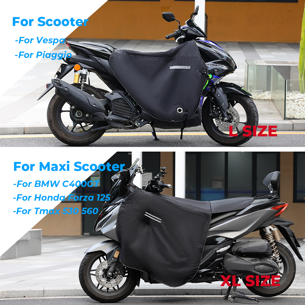 KEMiMOTO Knie Wärmer Protector Bein Abdeckung Für Roller Motorrad Winter Quilt Winddicht Wasser Abweisend Für Honda Für Vespa