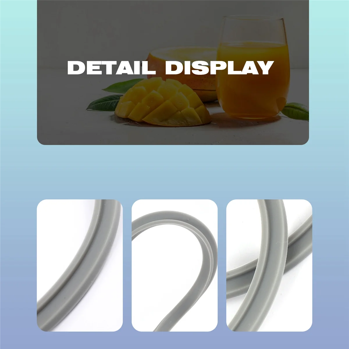 Junta de substituição com lábio para liquidificador, Speed Blender Part, 2 Pack Compatible Part