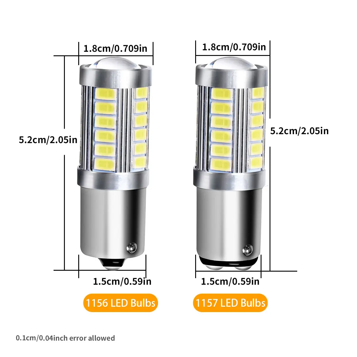 2 pçs 1156 ba15s 1157 bay15d 33 smd led lâmpadas de freio flash do carro para sinal volta do carro nevoeiro freio reverso backup luzes running
