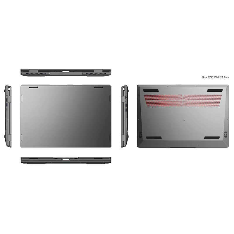 NIEUWE Triple Screen Gaming Laptop 16 + 10.5 + 10.5 inch Intel Core i7 1260 P 64 GB RAM 2 TB Zakelijke Computer RJ45 vingerafdruk + gezicht