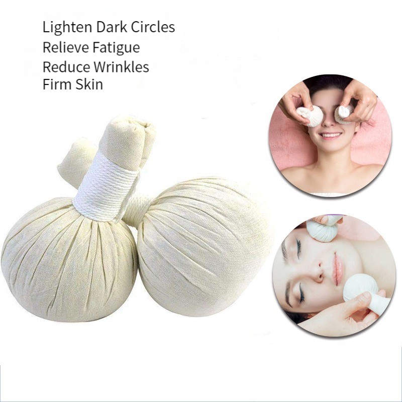 Bola de masaje a base de hierbas tailandesas, Bola de masaje de moxibustión cálida, Spa tailandés, Bola para el cuidado de la salud, fisioterapia, terapia caliente, masajeador relajante