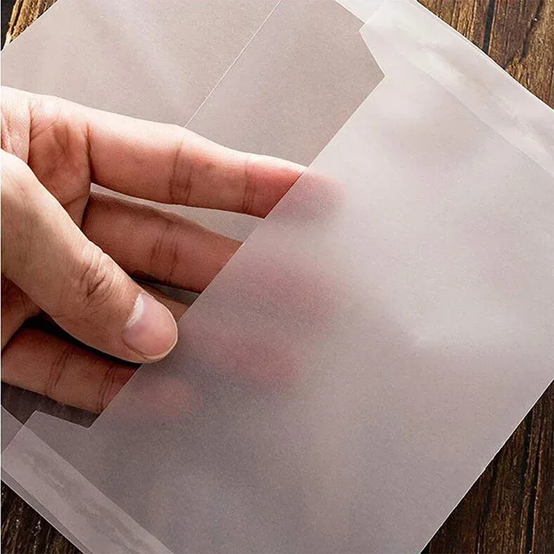 10pcs/set Translucent Envelopes Frosted Small Fresh Invitation Card Cover for Party Wedding Writing Paper Letter Pads Envelope