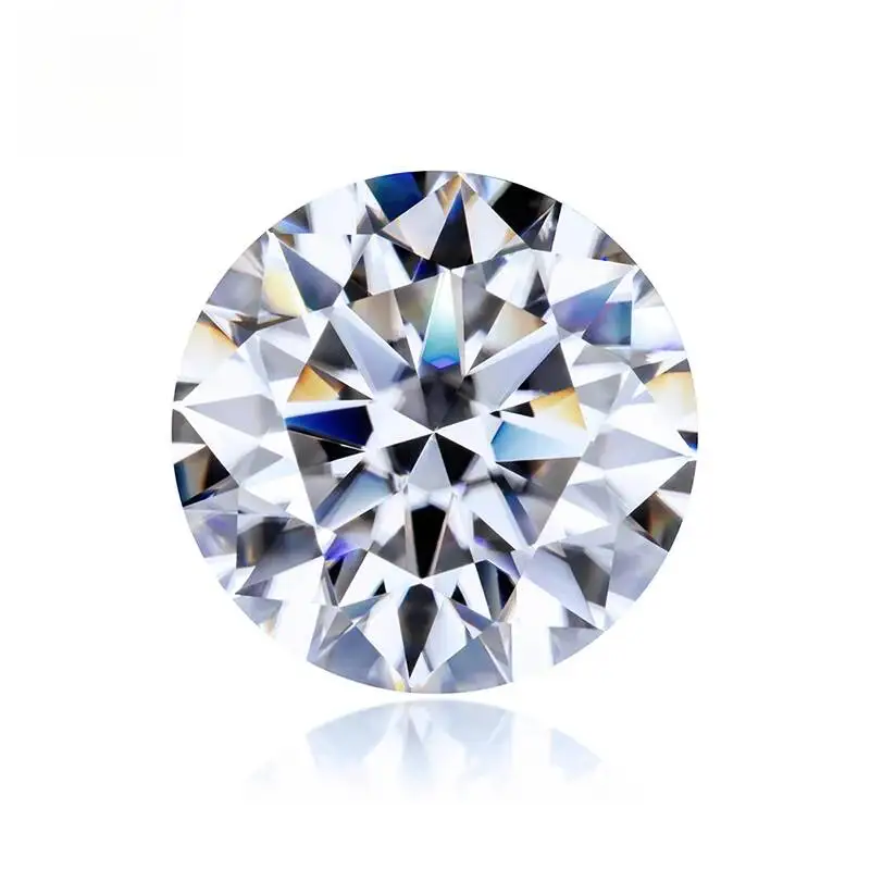 SG 100% LUSTER 0.5-2CT Branco D Cor Corte Redondo VVS1 Pedra Moissanite Solta Para Fazer Jóias Com Certificado GRA