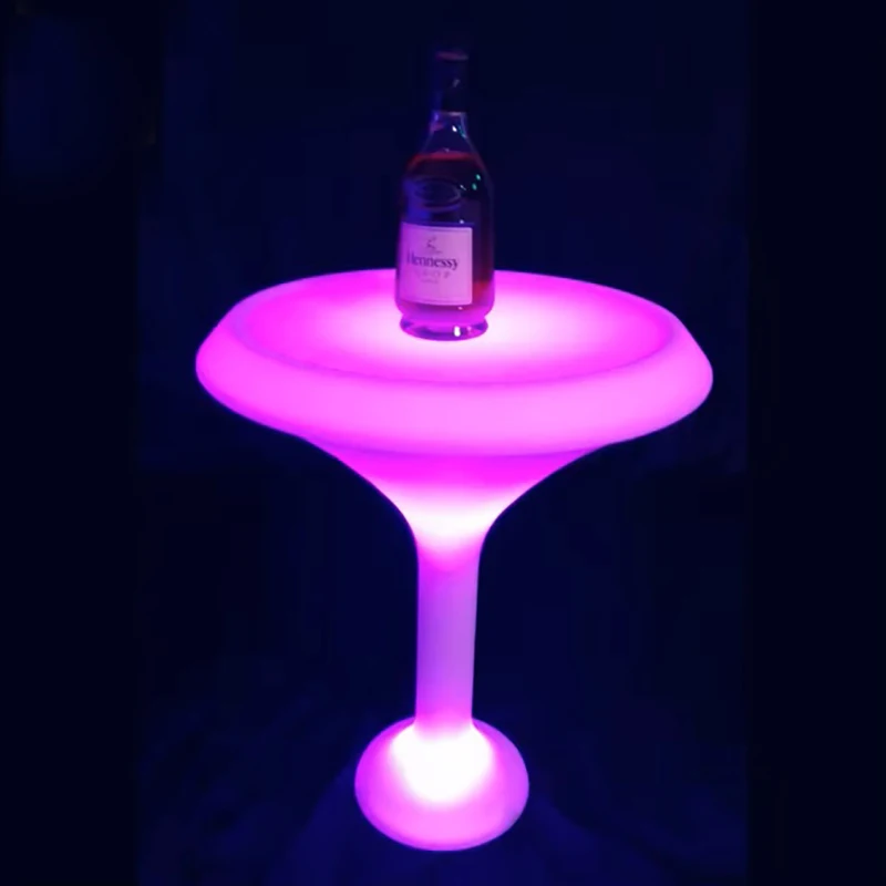 Skybesstech, mesa de coquetel com refrigerador de cerveja para banquetes LED, mesa de bar Lumineux, iluminação interna/exterieur, móveis de bar de café, 1 unidade