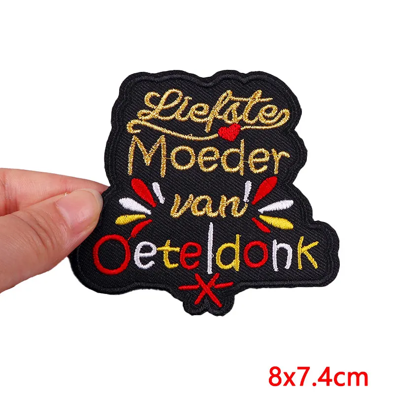 2024 NEW Netherland Oeteldonk Emblem Patches Netherland Carnival Festival Patch Iron On Patches Frog Patch Jackets Sewing Badges