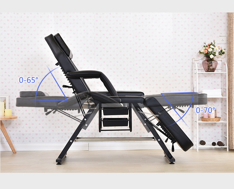 Lettino per salone di bellezza facciale Lettino per trattamenti di massaggio spa medico Sedia per podologia Lettino per tatuaggi estetico