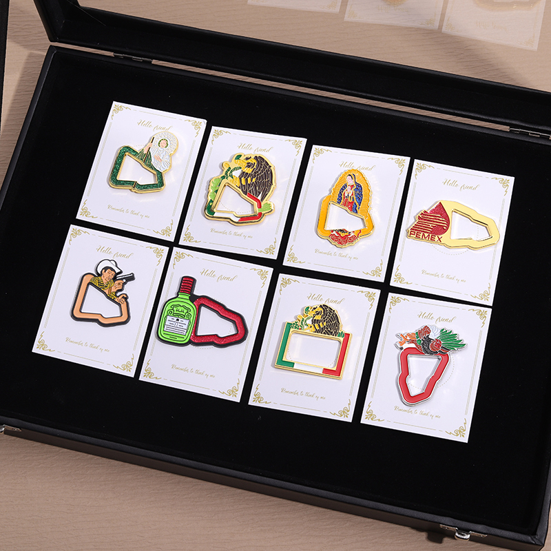 Retro เม็กซิกันกอล์ฟหมวกคลิป MARKER ชุด Pins Creative เบสบอลหมวกโลหะอุปกรณ์เสริมกระเป๋าเป้สะพายหลังหมวก PIN Badge เครื่องประดับของขวัญ