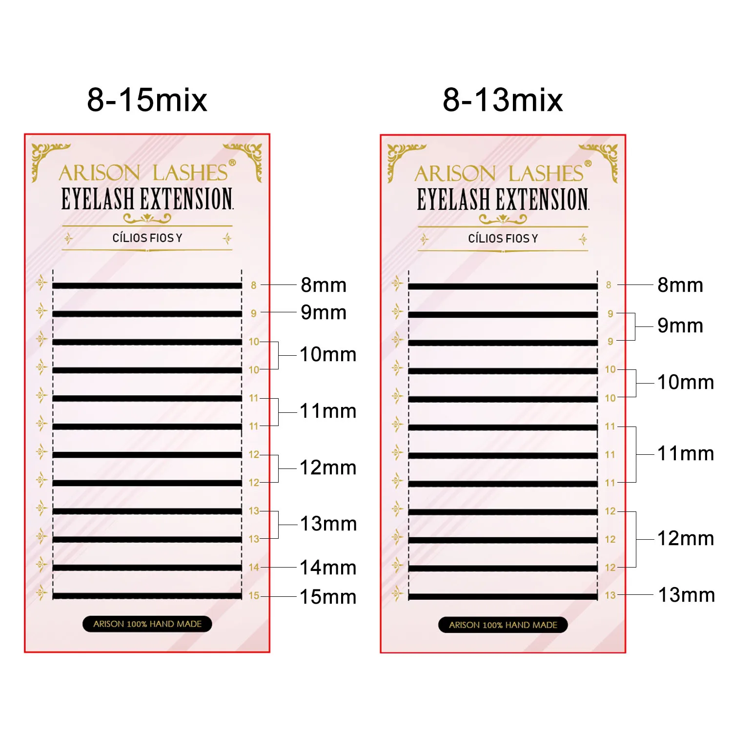 Arison Nối Mi W Hình 3/4D Premade Tập Người Hâm Mộ W Phong Cách Hàng Mi Giả Chồn Mềm Mại Dễ Dàng Faning Tự Nhiên làn Mi