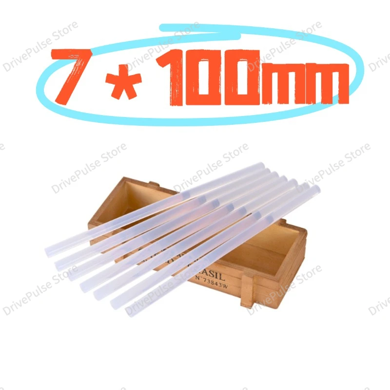 7/11mm *100mm 10pc Hot Melt Glue Sticks, Mini Size Glue Gun Sticks, For Glue Gun DIY Art Craft, General Repairs Home Decoration