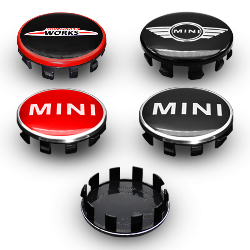 4PCS 56mm Car Styling Wheel Center Hub Caps Rim Cover Badge Emblem For Mini Cooper One S JCW R56 R50 R53 R55 R57 R60 F54 F55 F56